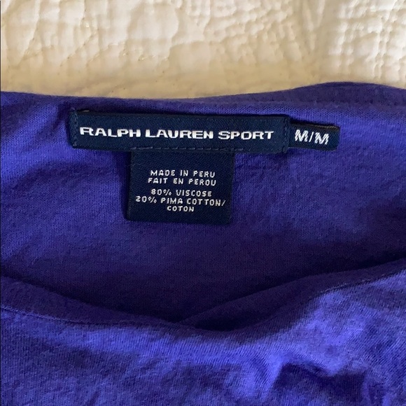 Ralph Lauren Sports Purple Long Sleeves M - Picture 2 of 4